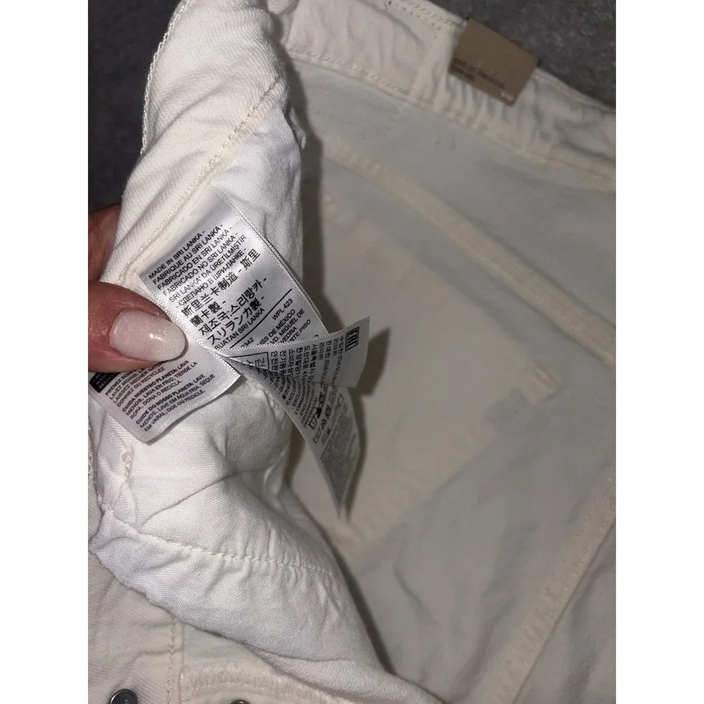 levis 501 shorts white‎ button fly nwt 18w